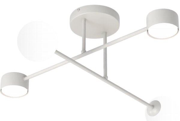Lustră aplicată HOLON 2xG9/8W/230V + 2xGX53/12W gri