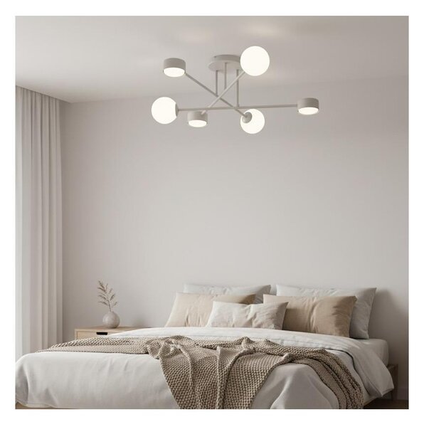 Lustră aplicată HOLON 3xG9/8W/230V + 3xGX53/12W gri