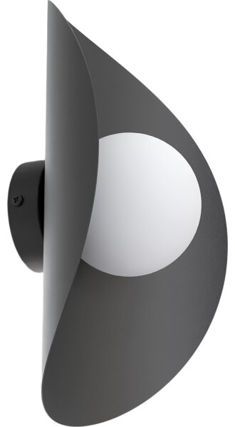 Aplica de perete FIERO, 1 x G9, 8 W, 230 V, neagră