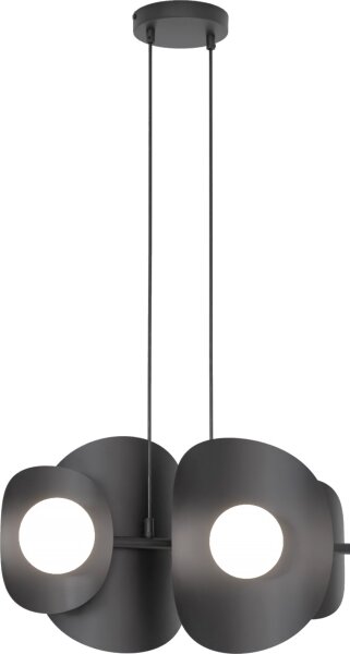 Lustră cu cablu ELEMENTI, 4xG9/8W/230V, negru