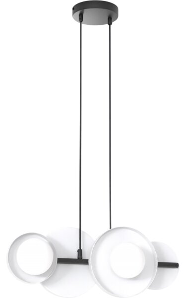 Lustră suspendată pe cablu MODEL 4xG9/8W/230V, albă