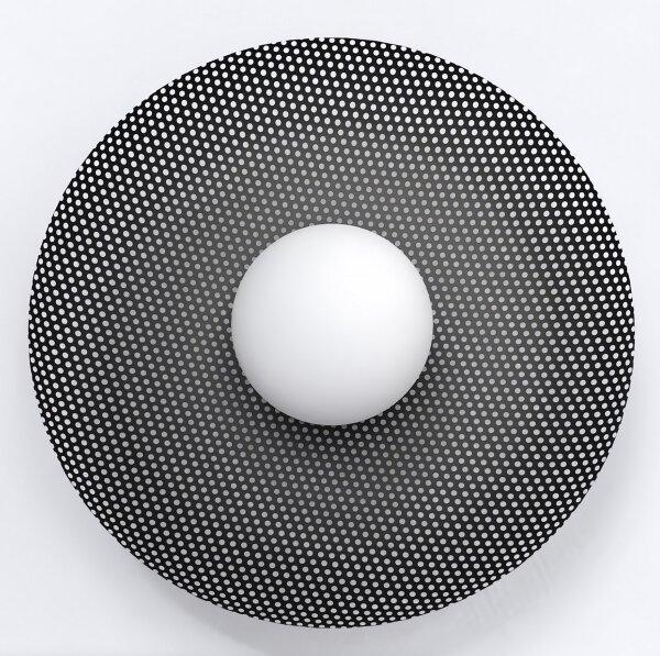Aplica de perete VIBEZ 1xG9/8W/230V neagră