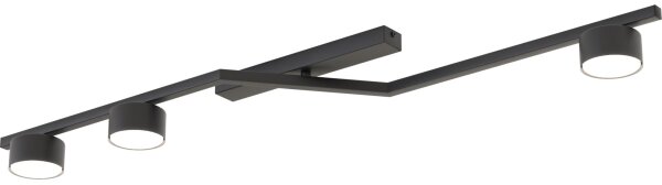 Plafonieră SKAN 3x GX53/12W/230V neagră
