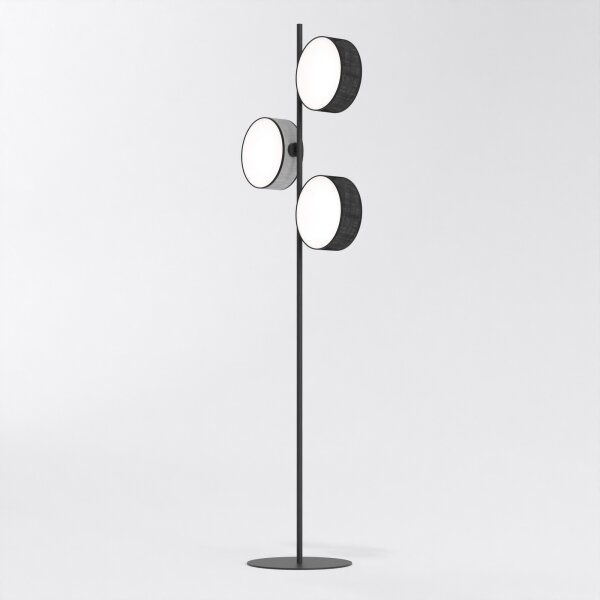 Lampadar DRUMZ 3xE14/10W/230V negru/gri