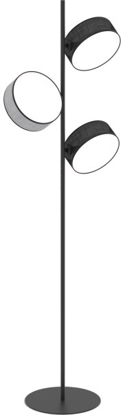 Lampadar DRUMZ 3xE14/10W/230V negru/gri