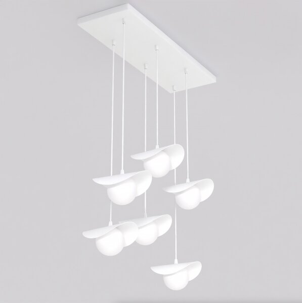 Lustră pe cablu RITUAL 6xG9/8W/230V albă