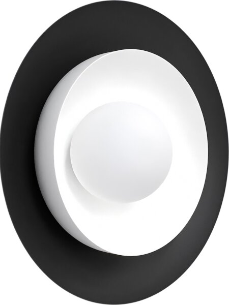 Aplică de perete POPPI 1xG9/8W/230V negru/alb