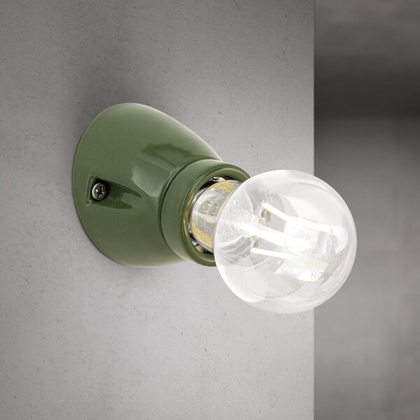 Orion - Aplică de perete FROST 1xE27/60W/230V, verde
