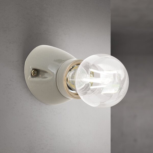 Orion - Aplica de perete FROST 1xE27/60W/230V gri