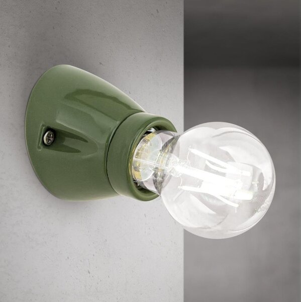 Orion - Aplică de perete FROST 1xE27/60W/230V, verde