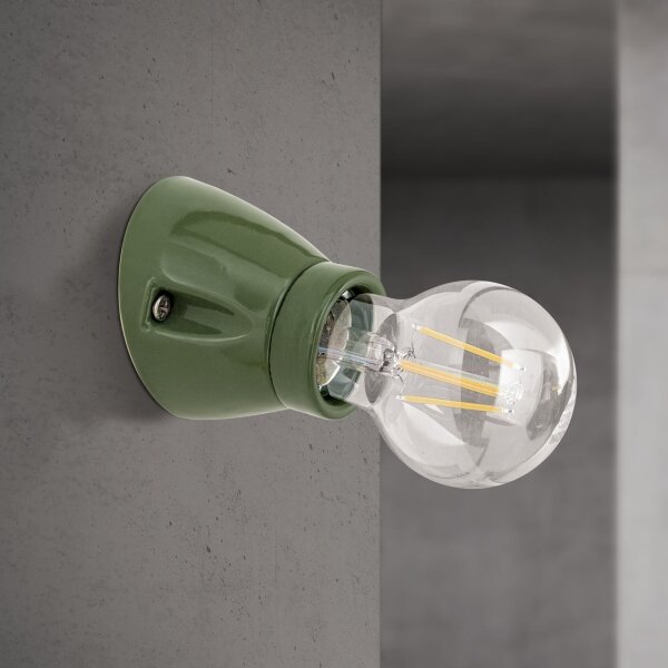 Orion - Aplică de perete FROST 1xE27/60W/230V, verde