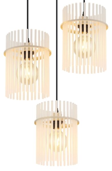 Globo 15698-3HRB - Candelabru suspendat pe cablu GORLEY 3xE27/60W/230V
