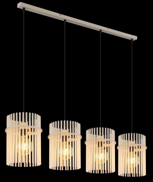 Globo 15698-4HB - Lustră suspendată pe cablu GORLEY, 4xE27/60W/230V