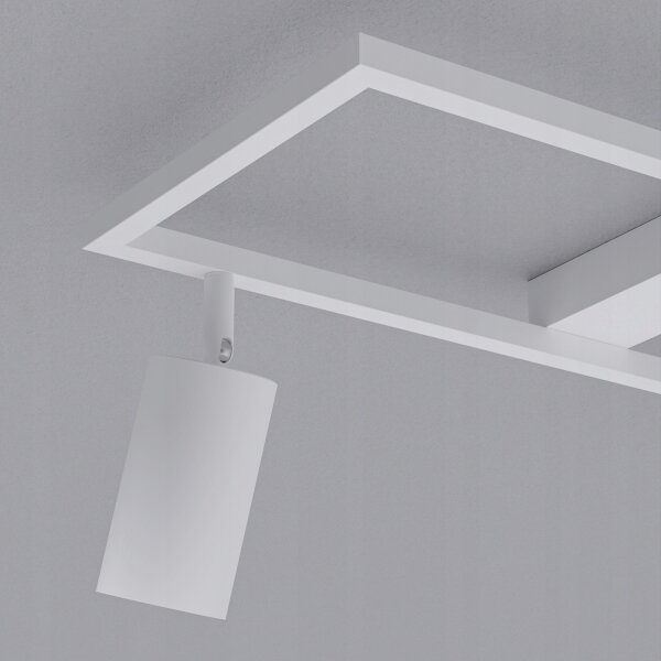 Spot aplicat 3x GU10, 30W, 230V, alb