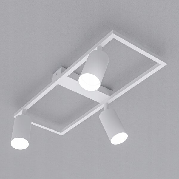 Spot aplicat 3x GU10, 30W, 230V, alb