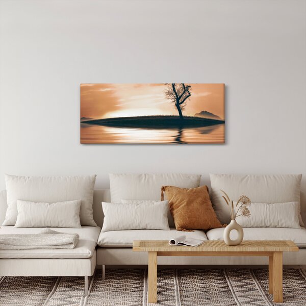 Tablou - Copaci pe insulă (120x50 cm)