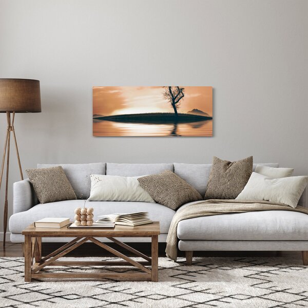 Tablou - Copaci pe insulă (120x50 cm)