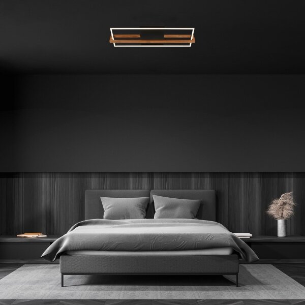 Briloner FRAME 3777-015 - Plafonieră LED 21W/230V 3000K, neagră