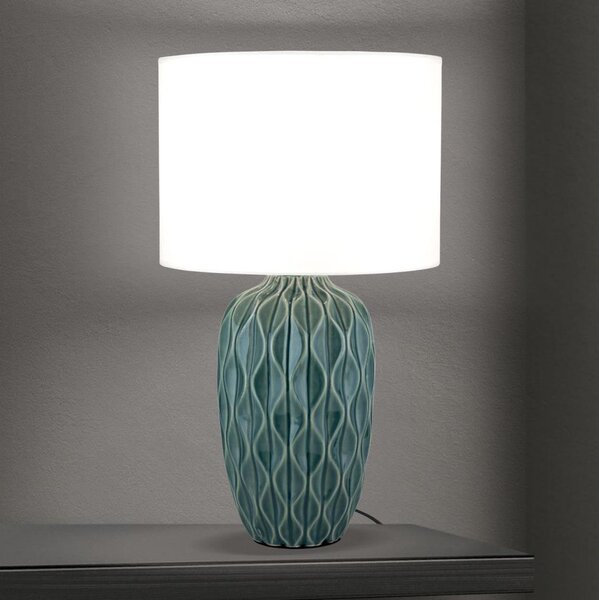 Orion - Lampă de masă TORTUGA 1xE27/40W/230V verde/albă