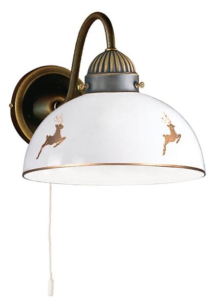 Kolarz 731.61.150 - Aplică de perete NONNA 1xE27/75W/230V cu ornament cerb, aur roz