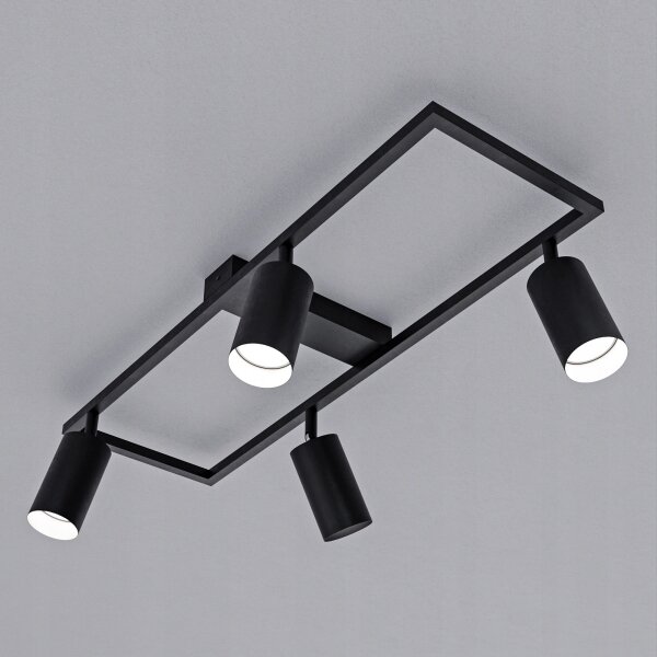 Spot 4x GU10/30W/230V, negru