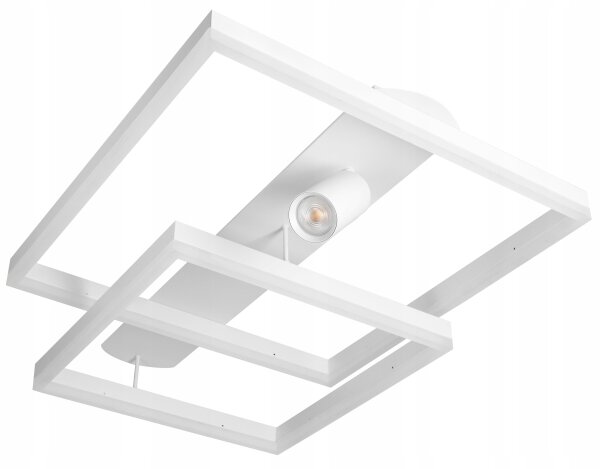 Plafonieră LED 38W/230V + 1x GU10/30W, alb