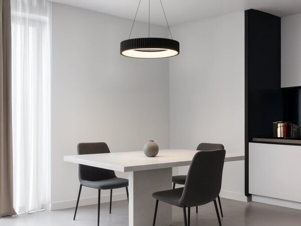 Lustră LED dimabilă pe cablu LED/75W/230V 3000-6500K diam. 49 cm + telecomandă