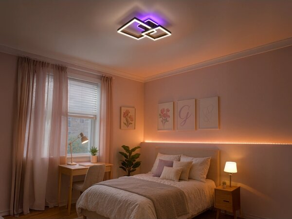 Plafonieră LED RGBW reglabilă LED/75W/230V 3000-6500K + telecomandă
