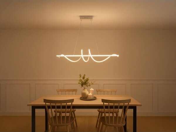 Lustră LED reglabilă pe cablu LED/50W/230V 3000-6500K 100 cm + telecomandă