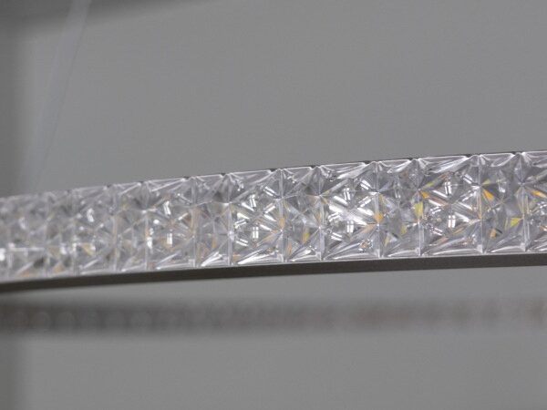 Lustră LED dimabilă pe cablu, 150W, 230V, 3000-6500K, cu telecomandă