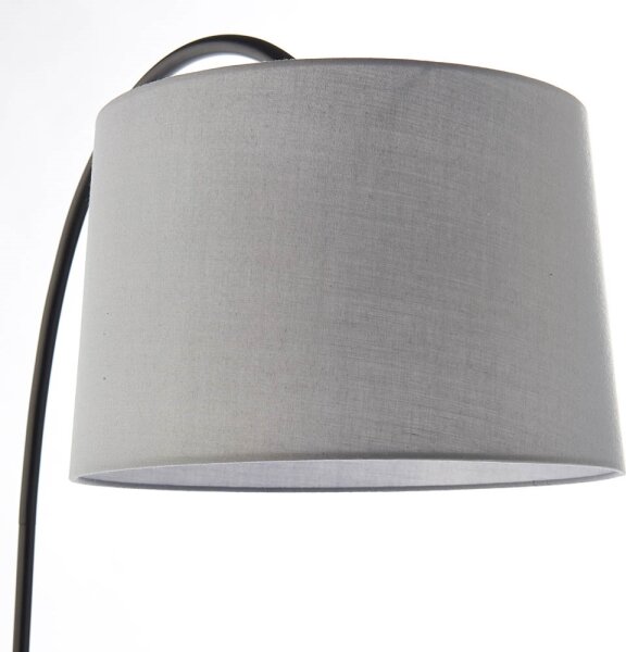 Lampă de podea CARLSON 1xE27/60W/230V, gri/negru - Endon 78163