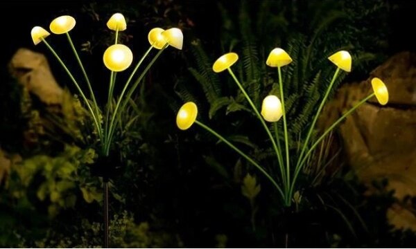 Lampă solară decorativă LED cu senzor 6xLED/1,2V 3000K 72 cm 600 mAh IP44