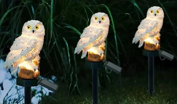 Lampă solară LED decorativă cu senzor 6xLED/1,2V 3000K 40 cm 600 mAh IP44