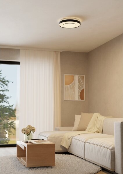 Eglo 300688 - LED RGBW corp de tavan dimabil MONTERIGGIONI-Z LED/18,5W/230V negru + telecomandă