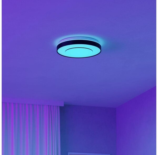 Eglo 300688 - LED RGBW corp de tavan dimabil MONTERIGGIONI-Z LED/18,5W/230V negru + telecomandă