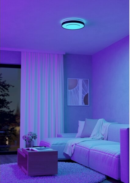 Eglo 300688 - LED RGBW corp de tavan dimabil MONTERIGGIONI-Z LED/18,5W/230V negru + telecomandă