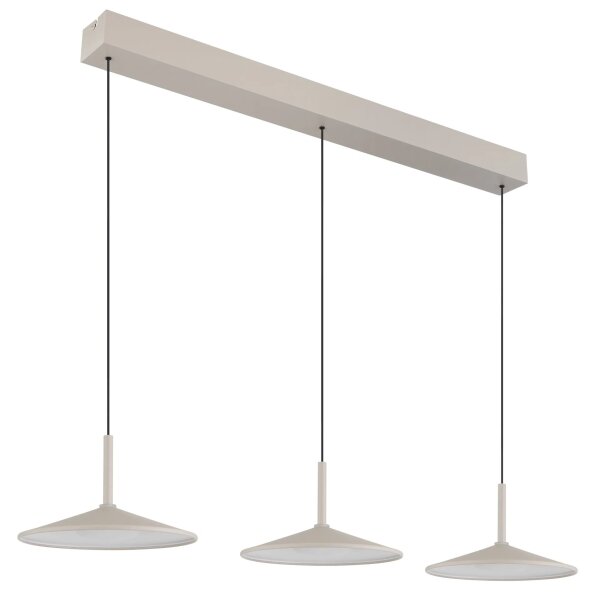 Globo 15635SA-3H - LAMPONE LED lustră suspendată pe cablu, 24W, 230V, 4000K, bej