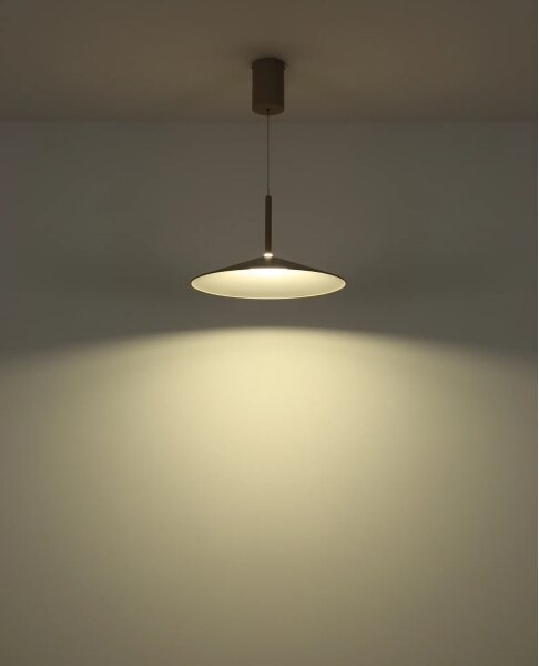 Globo 15635SA - Lustră LED suspendată pe cablu LAMPONE LED/18W/230V 4000K bej