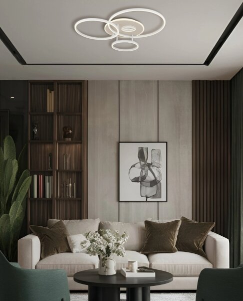 Globo 48466B-40-LED Plafonieră LED INVERTINA reglabilă, 40W/230V, 2700-6500K, 70 x 80,7 cm + telecomandă