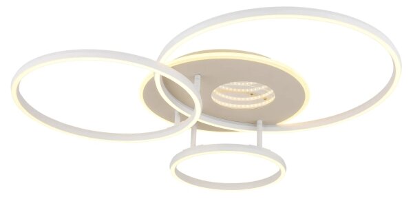 Globo 48466B-40-LED Plafonieră LED INVERTINA reglabilă, 40W/230V, 2700-6500K, 70 x 80,7 cm + telecomandă