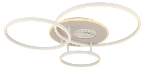 Globo 48466B-40-LED Plafonieră LED INVERTINA reglabilă, 40W/230V, 2700-6500K, 70 x 80,7 cm + telecomandă