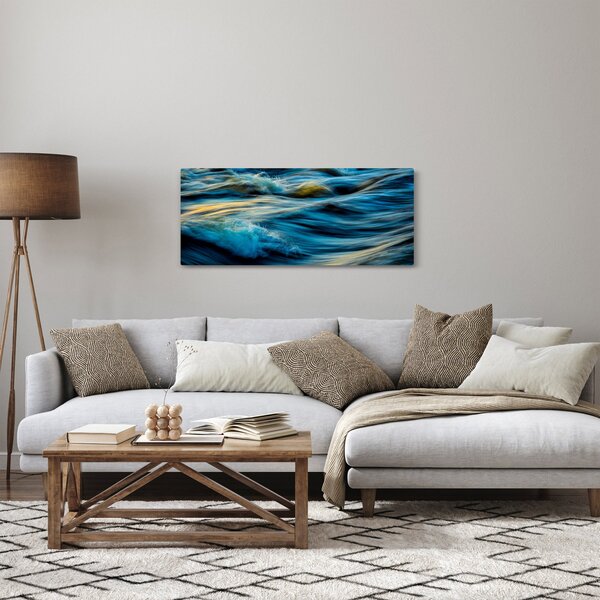 Tablou - Valuri (120x50 cm)