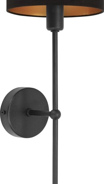 Aplica de perete MADELA 1xE14/40W/230V, neagră