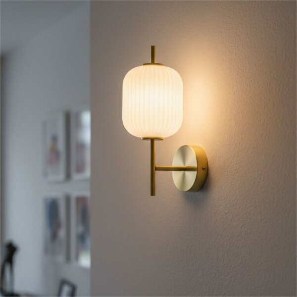 Zuma Line 003064-034752 - Lampă LED de perete AKARI, 6,5 W, 230 V, finisaj auriu