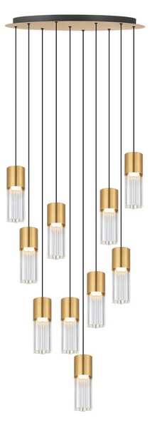 Zuma Line 003064-034738 - Lustră LED IGGLY pe cablu LED/50W/230V, auriu