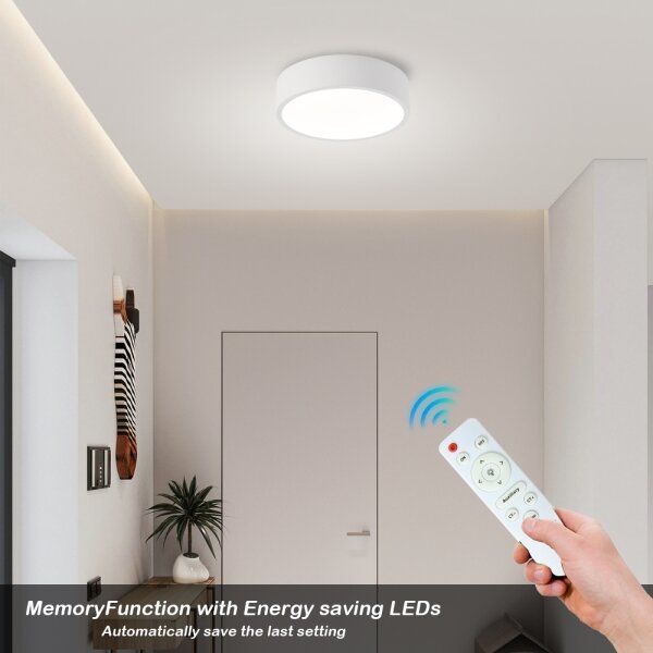 Brilagi - Lampă LED reglabilă POOL LED/18W/230V 3000-6000K 20 cm albă + telecomandă