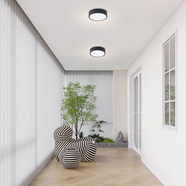Brilagi - Lampă LED dimabilă pentru piscină POOL LED/18W/230V 3000-6000K 20 cm negru + telecomandă
