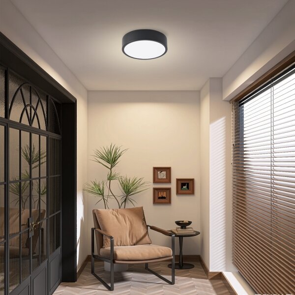 Brilagi - Lampă LED dimabilă pentru piscină POOL LED/18W/230V 3000-6000K 20 cm negru + telecomandă