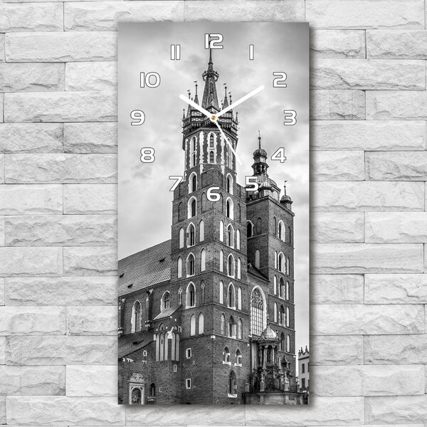 Ceas de sticlă pe perete vertical Cracovia, Polonia
