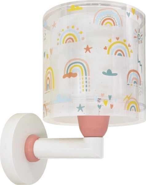 Dalber 41199 - Lampă de perete pentru copii RAINBOW, 1xE27/15W/230V, multicoloră